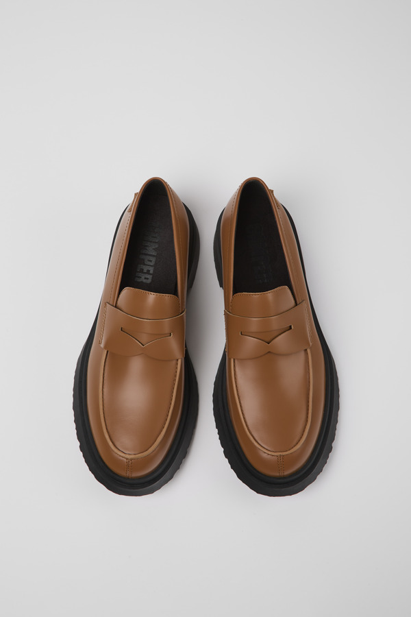 CAMPER Walden - Chaussures Habillées Pour Homme - Marron, Taille 41, Cuir Lisse