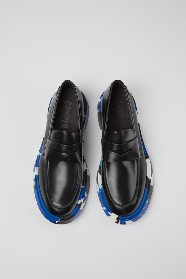 CAMPER Walden - Chaussures Habillées Pour Homme - Noir, Taille 43, Cuir Lisse