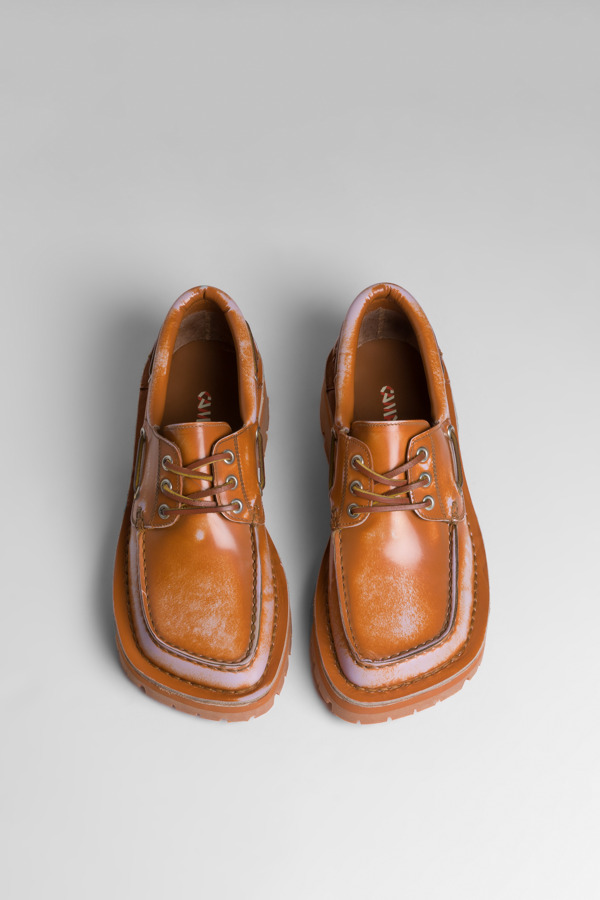 CAMPERLAB Eki - Formal Shoes For Men - Brown,Purple, Size 7, Smooth Leather