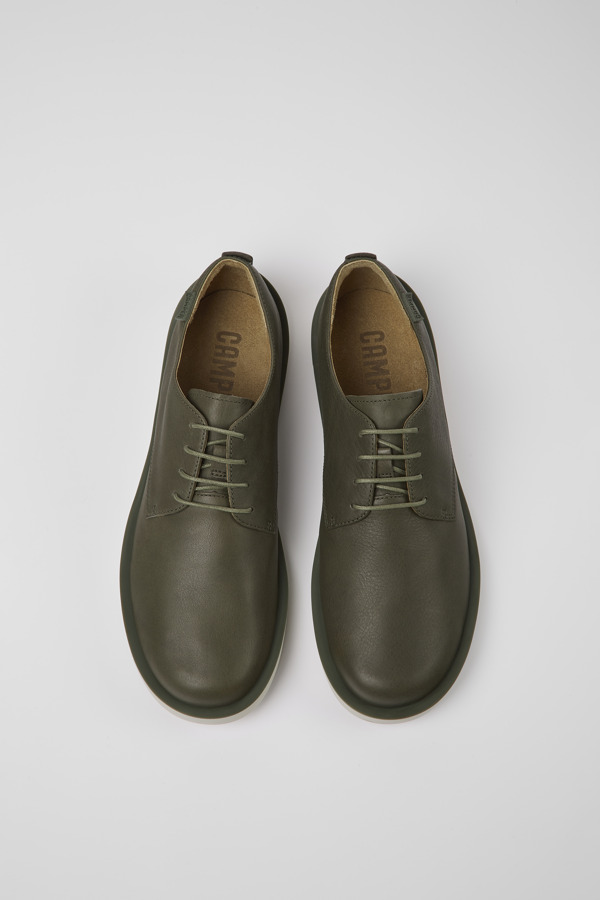 CAMPER Wagon - Vrijetijdsschoenen Voor Heren - Groen, Maat 43, Smooth Leather