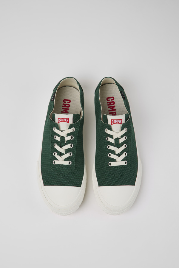 CAMPER Camaleon - Sneakers For Men - Green, Size 39, Cotton Fabric