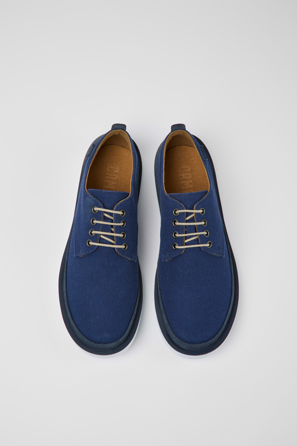CAMPER Wagon - Chaussures Casual Pour Homme - Bleu, Taille 44, Tissu En Coton
