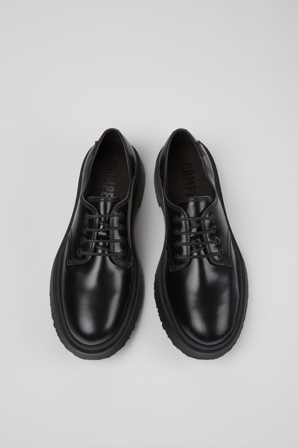 CAMPER Walden - Lace-up For Men - Black, Size 42, Smooth Leather