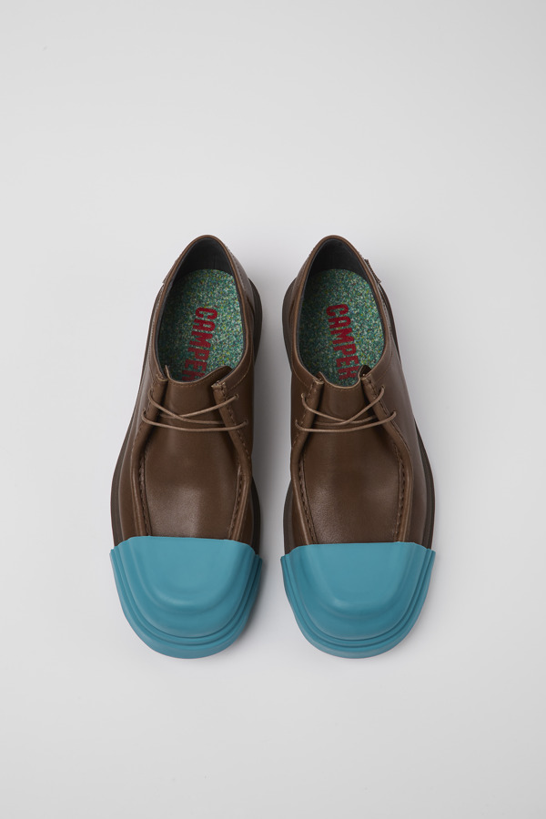 CAMPER Junction - Formal Shoes For Men - Brown, Size 45, Smooth Leather