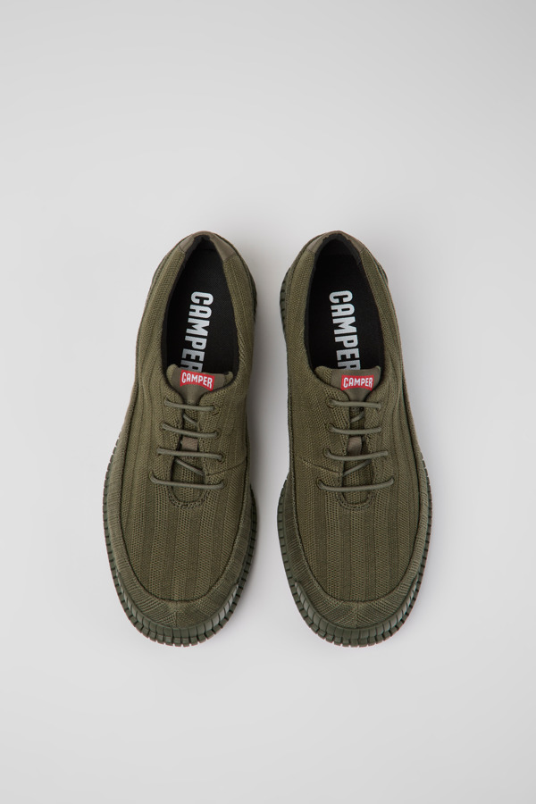 CAMPER Pix TENCEL® - Formal Shoes For Men - Green, Size 42, Cotton Fabric