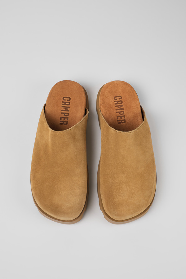 CAMPER Brutus Sandal - Clogs For Men - Brown, Size 46, Suede