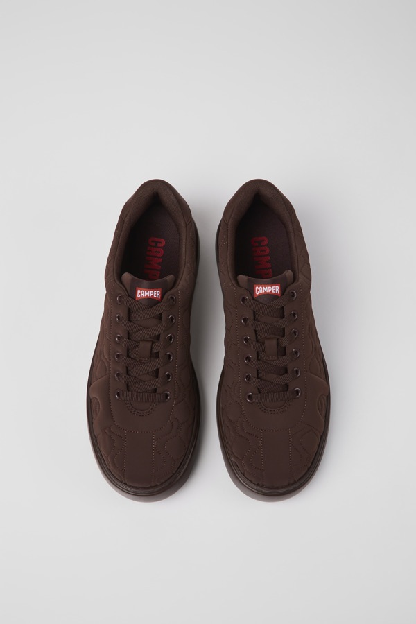 CAMPER Runner K21 - Sneakers For Men - Burgundy, Size 46, Cotton Fabric