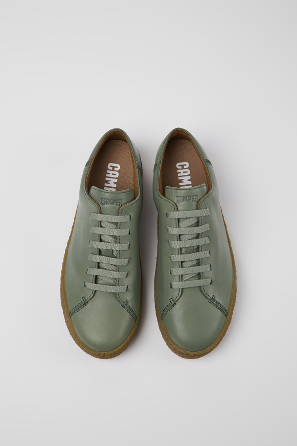CAMPER Peu Terreno - Sneakers For Men - Green, Size 40, Smooth Leather