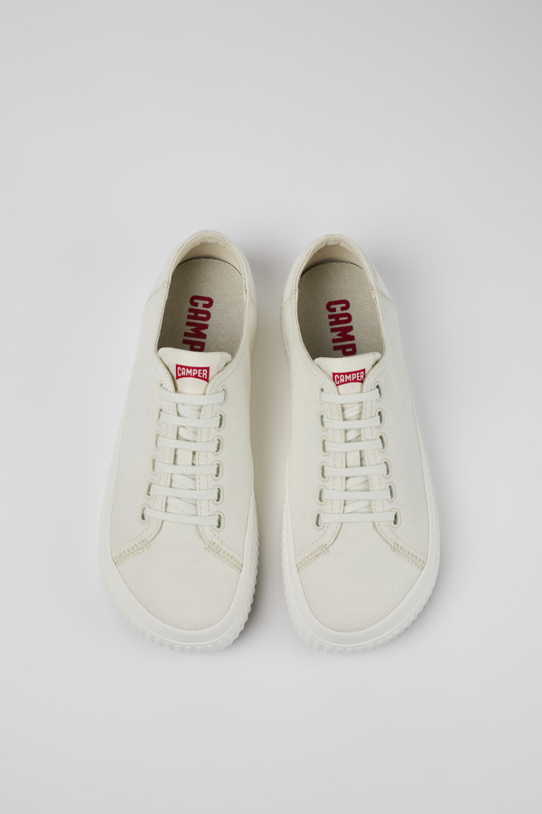 CAMPER Peu Roda - Sneakers For Men - White, Size 40, Cotton Fabric