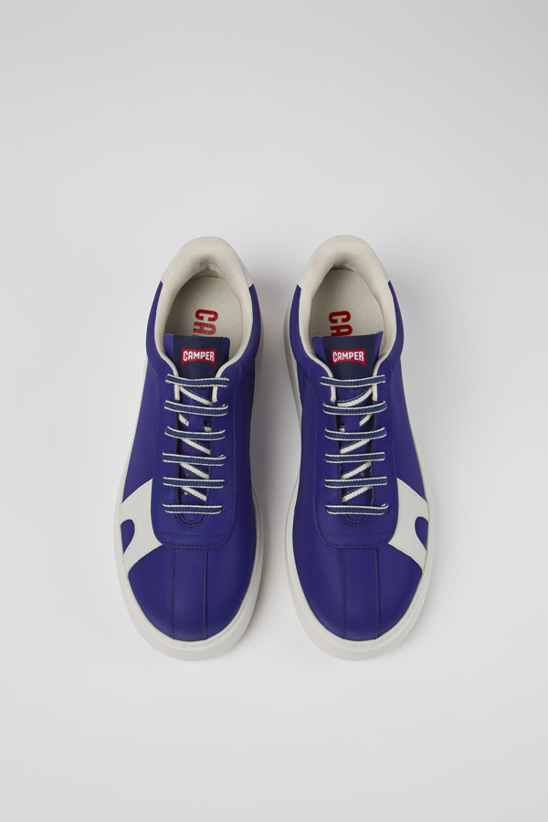 CAMPER Runner K21 MIRUM® - Sneakers For Men - Blue, Size 11, Cotton Fabric