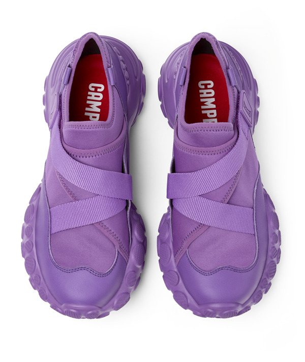  CAMPER Pelotas Mars - Sneakers Για Ανδρικα - Μοβ, Μέγεθος 39, Cotton fabric/Smooth leather - 5