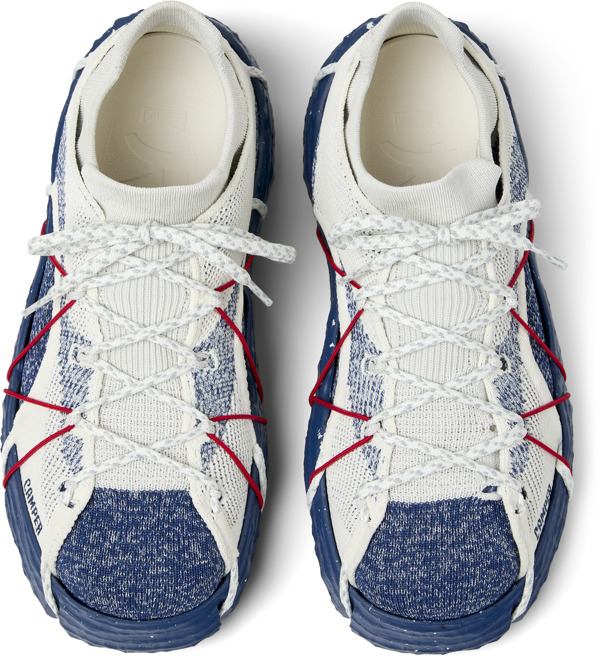  CAMPER Roku - Casual παπούτσια Για Ανδρικα - Μπλε,Λευκό,Γκρι, Μέγεθος 40, Cotton fabric - 5