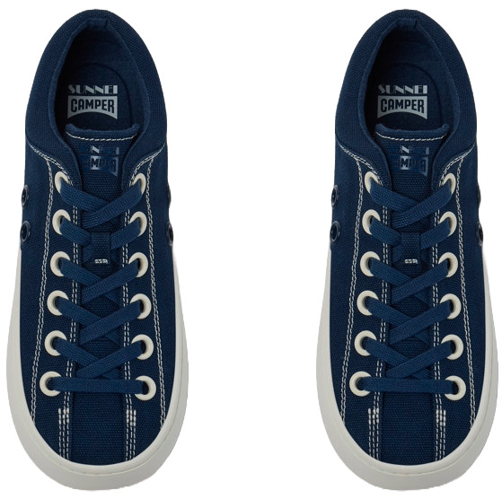 CAMPER Camper X SUNNEI - Sneakers For Men - Blue, Size 40, Cotton Fabric