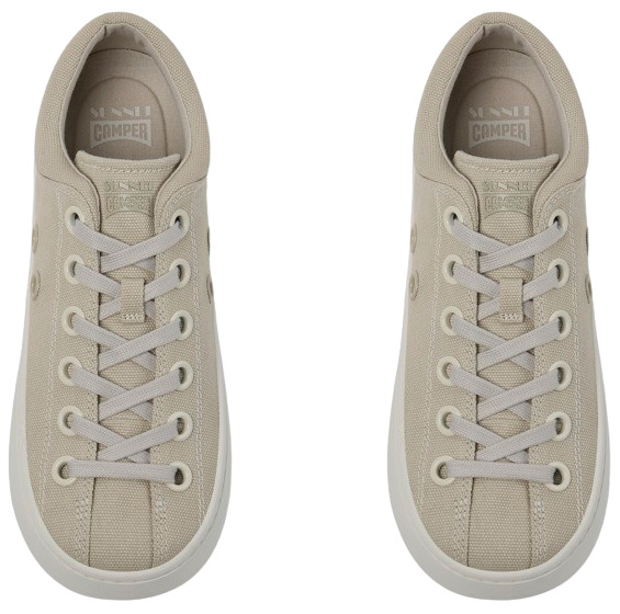 CAMPER Camper X SUNNEI - Sneakers Voor Heren - Grijs, Maat 40, Cotton Fabric