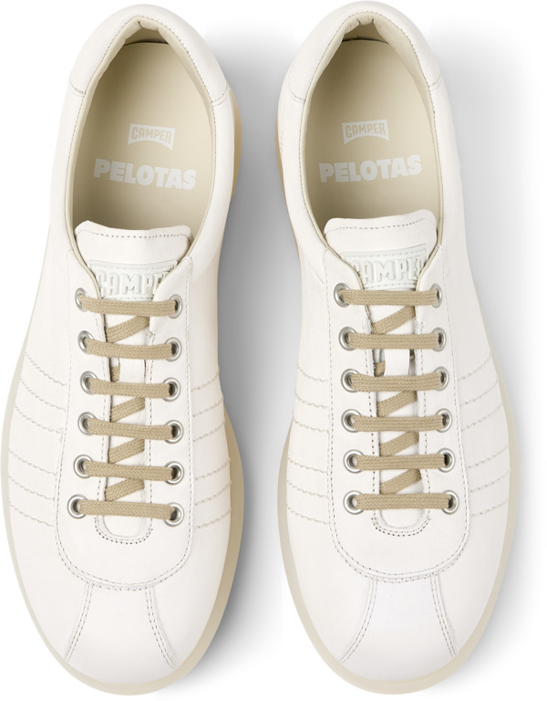  CAMPER Pelotas - Casual παπούτσια Για Ανδρικα - Λευκό, Μέγεθος 40, Smooth leather - 5