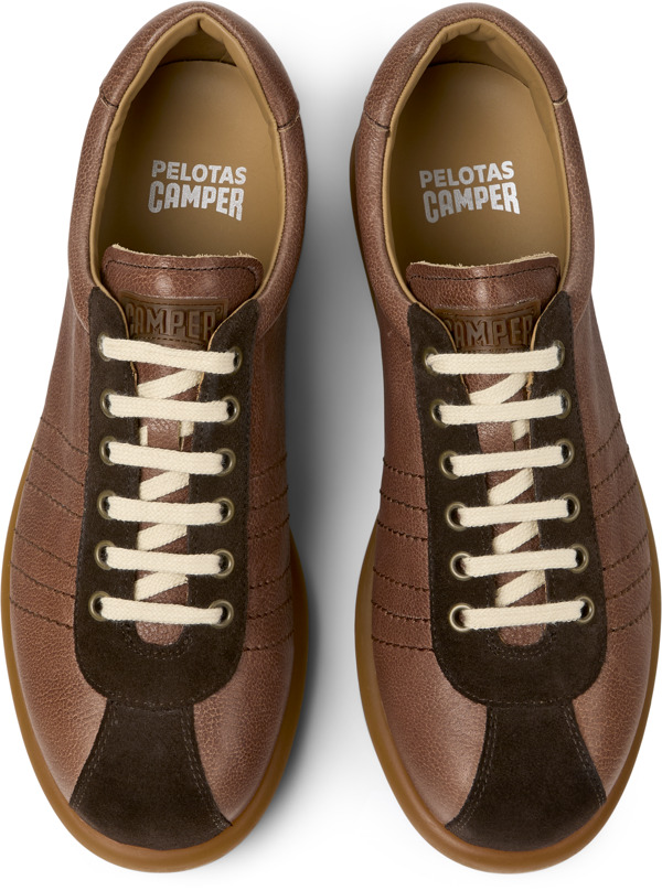  CAMPER Pelotas - Casual παπούτσια Για Ανδρικα - Καφέ, Μέγεθος 45, Smooth leather - 5