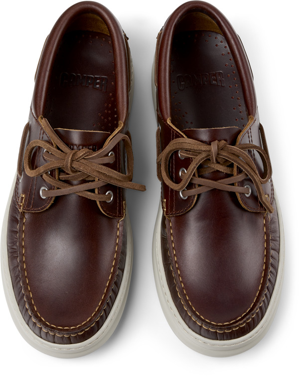  CAMPER Runner - Sneakers Για Ανδρικα - Καφέ, Μέγεθος 39, Smooth leather - 5