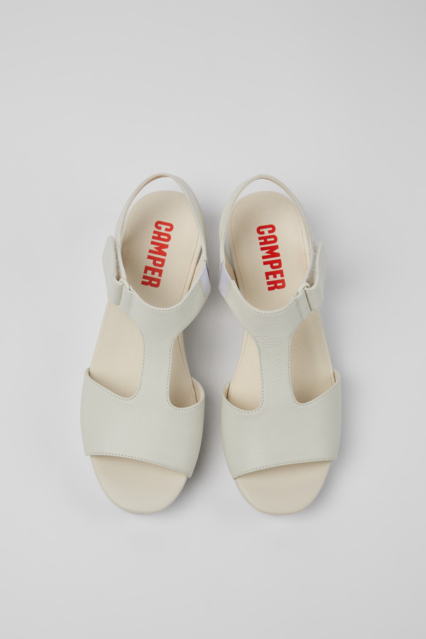 CAMPER Balloon - Sandals For Women - White, Size 36, Smooth Leather