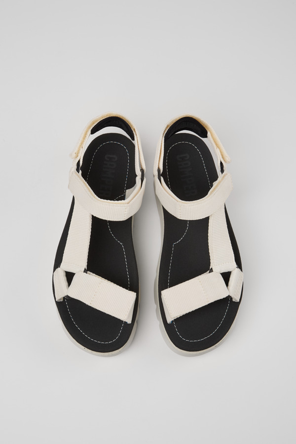 CAMPER Oruga Up - Sandalen Für Damen - Weiß, Größe 38, Textile