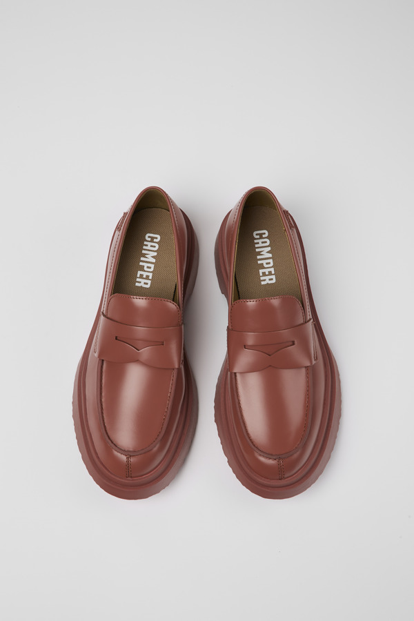 CAMPER Walden - Elegante Schuhe Für Damen - Rot, Größe 35, Glattleder