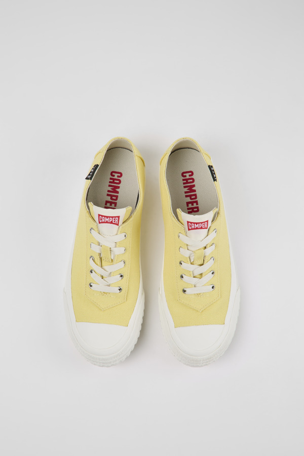 CAMPER Camaleon - Sneakers For Women - Yellow, Size 35, Cotton Fabric