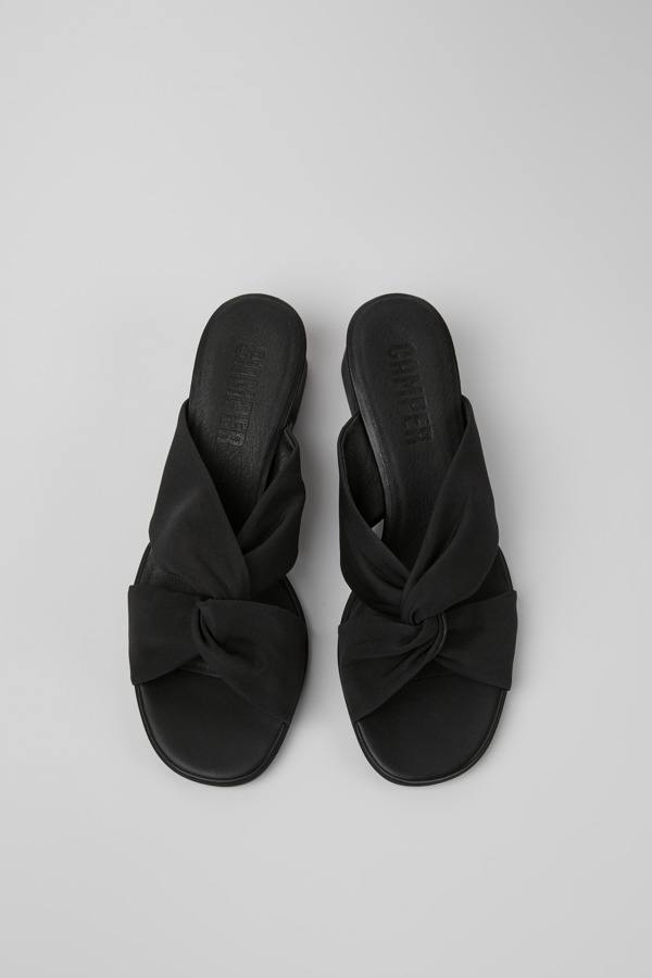 CAMPER Katie - Sandals For Women - Black, Size 38, Cotton Fabric