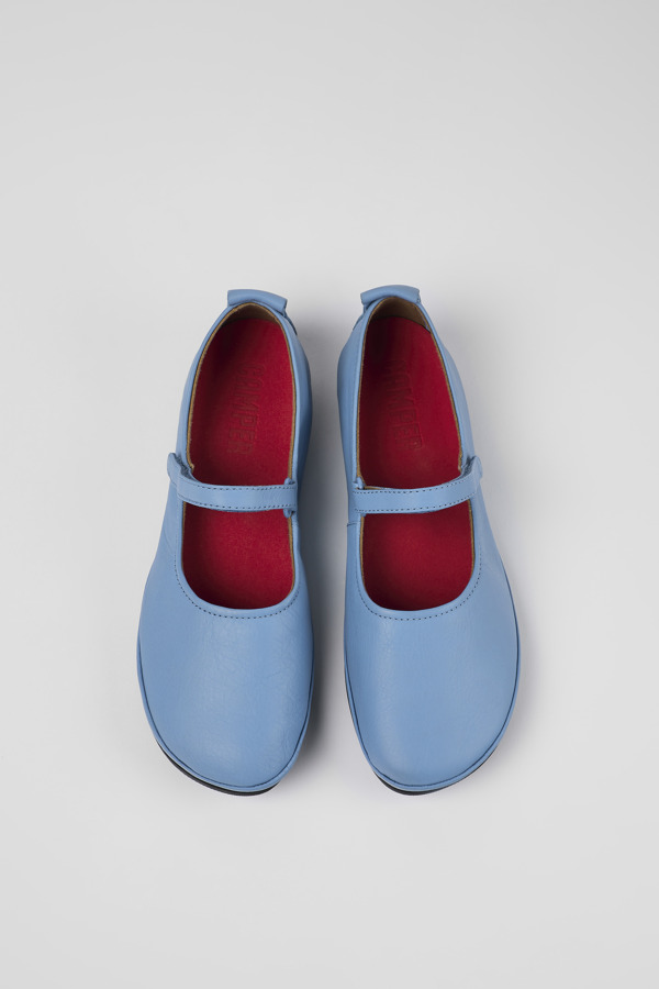 CAMPER Right - Ballerinas For Women - Blue, Size 35, Smooth Leather