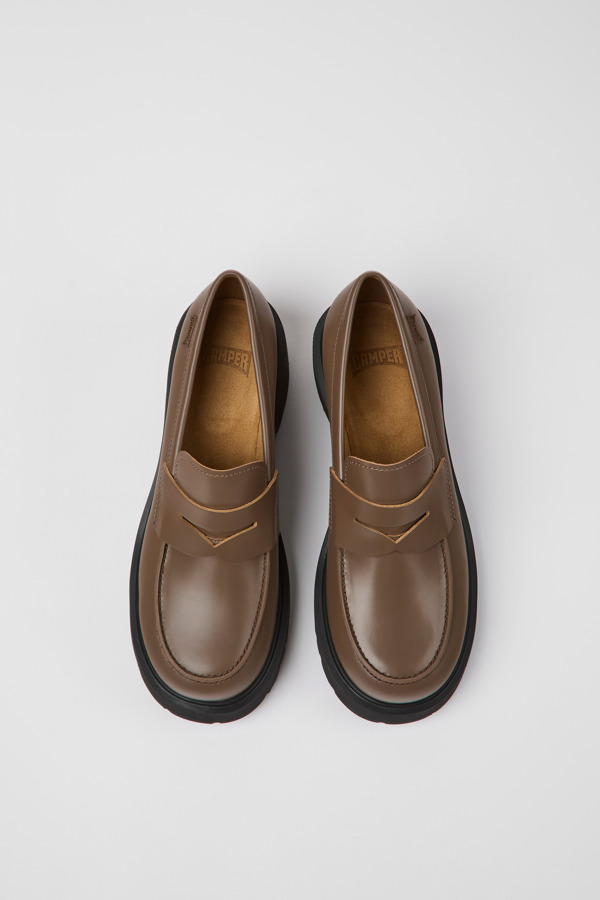 CAMPER Milah - Elegante Schuhe Für Damen - Braun, Größe 41, Glattleder