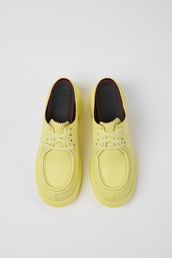 CAMPER Thelma - Elegante Schuhe Für Damen - Gelb, Größe 40, Glattleder