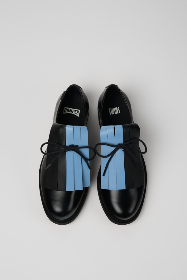 CAMPER Twins - Elegante Schuhe Für Damen - Schwarz, Größe 42, Glattleder