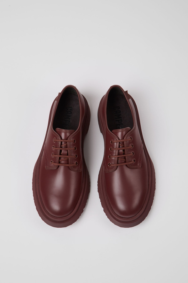CAMPER Walden - Formal Shoes For Women - Burgundy, Size 41, Smooth Leather