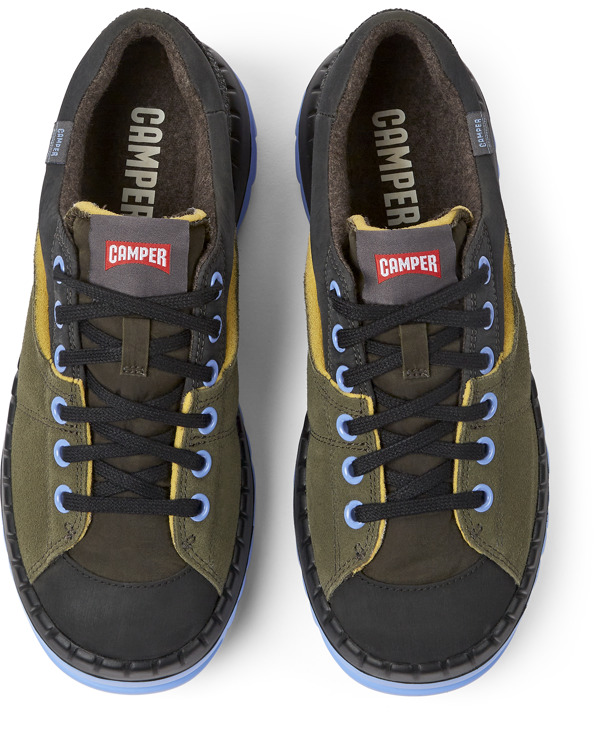  CAMPER Teix - Casual παπούτσια Για Γυναικεία - Πράσινο,Γκρι,Μαύρο, Μέγεθος 36, Cotton fabric - 5