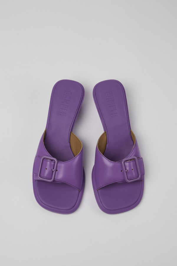 CAMPER Dina - Sandals For Women - Purple, Size 41, Smooth Leather