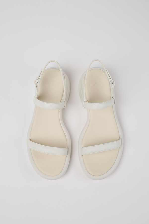 CAMPER Spiro - Sandals For Women - White, Size 39, Smooth Leather