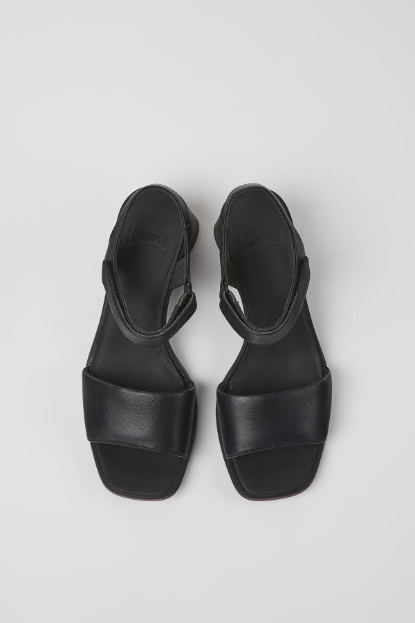 CAMPER Kiara - Sandals For Women - Black, Size 35, Smooth Leather