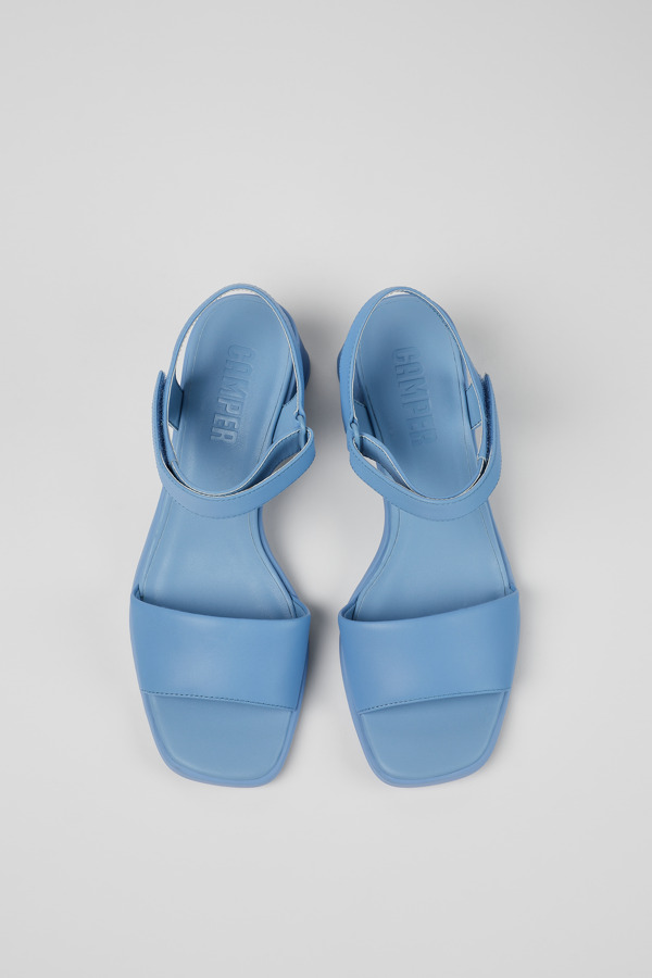 CAMPER Kiara - Sandals For Women - Blue, Size 41, Smooth Leather