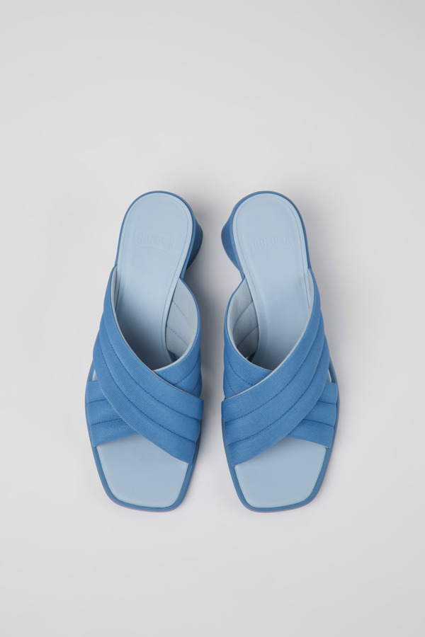 CAMPER Kiara - Sandals For Women - Blue, Size 35, Cotton Fabric