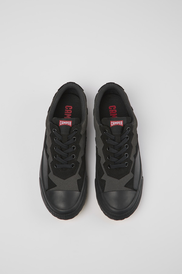 CAMPER Camaleon Safa - Sneakers For Women - Grey,Black, Size 6, Cotton Fabric