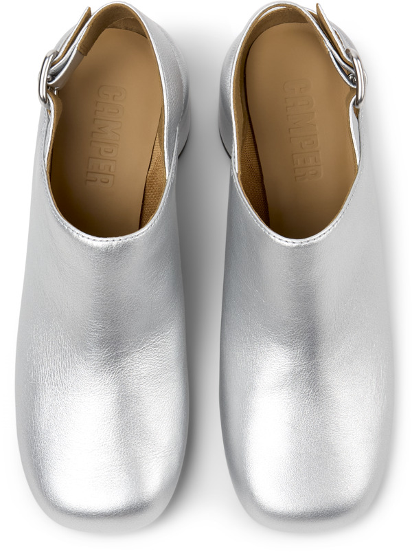  CAMPER Niki - Clogs Για Γυναικεία - Γκρι, Μέγεθος 40, Smooth leather - 5
