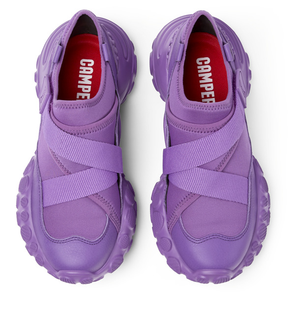  CAMPER Pelotas Mars - Sneakers Για Γυναικεία - Μοβ, Μέγεθος 40, Cotton fabric/Smooth leather - 5