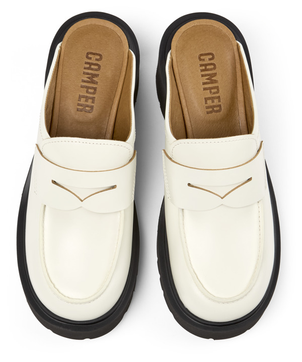  CAMPER Milah - Clogs Για Γυναικεία - Λευκό, Μέγεθος 36, Smooth leather - 5