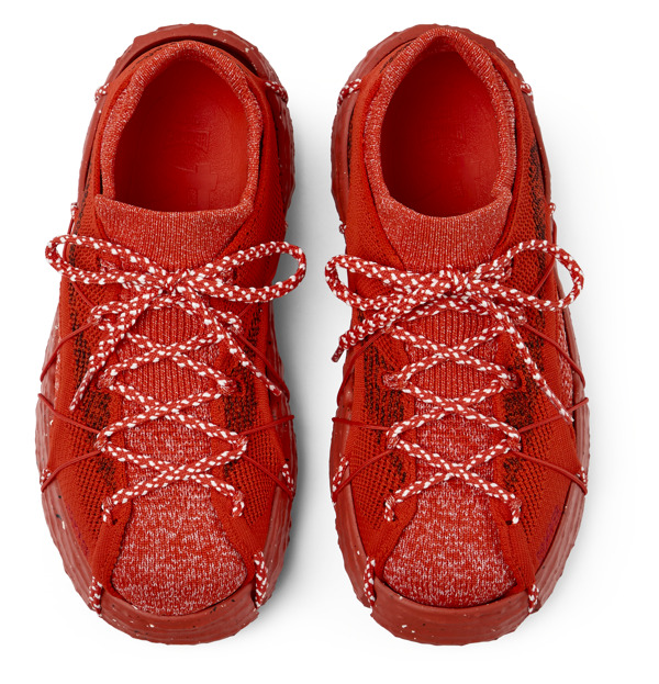  CAMPER ROKU - Sneakers Για Γυναικεία - Κόκκινο,Μαύρο,Λευκό, Μέγεθος 36, Cotton fabric - 5