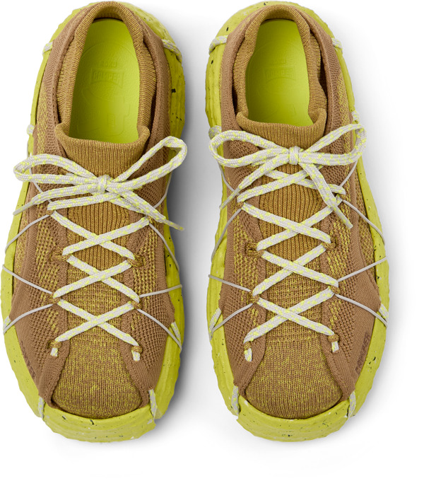  CAMPER ROKU - Sneakers Για Γυναικεία - Καφέ,Κίτρινο, Μέγεθος 36, Cotton fabric - 5