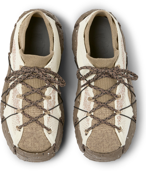  CAMPER ROKU - Sneakers Για Γυναικεία - Λευκό,Μπεζ,Nude, Μέγεθος 36, Cotton fabric - 5