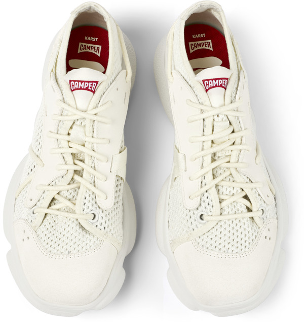  CAMPER Karst - Sneakers Για Γυναικεία - Λευκό, Μέγεθος 36, Cotton fabric - 5