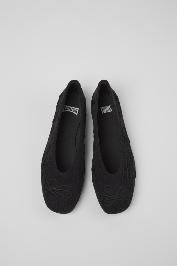 CAMPER Twins - Elegante Schuhe Für Damen - Schwarz, Größe 35, Textile