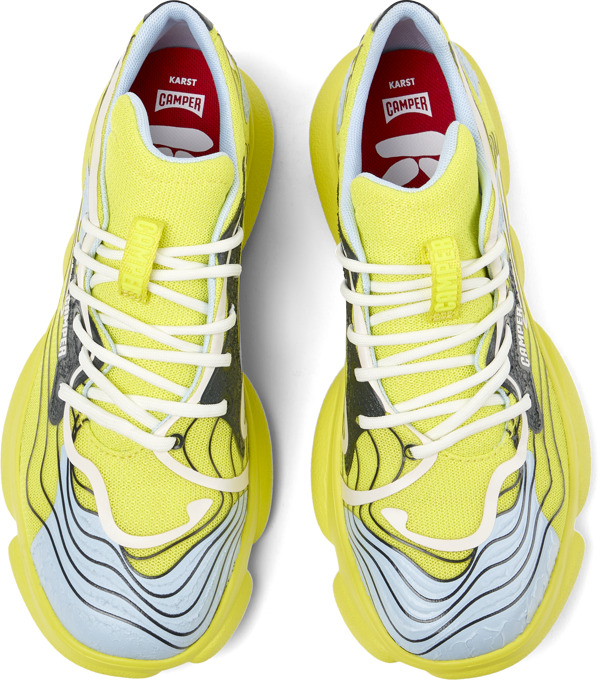  CAMPER Karst - Sneakers Για Γυναικεία - Κίτρινο,Μπλε,Μαύρο, Μέγεθος 36, Cotton fabric - 5