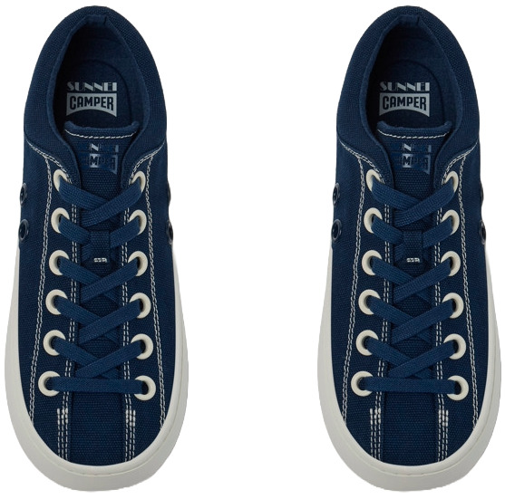 CAMPER Camper X SUNNEI - Sneakers Voor Dames - Blauw, Maat 36, Cotton Fabric