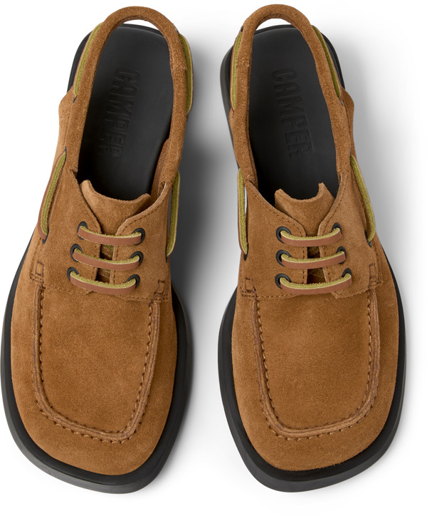  CAMPER Dana - Clogs Για Γυναικεία - Καφέ, Μέγεθος 36, Suede - 5
