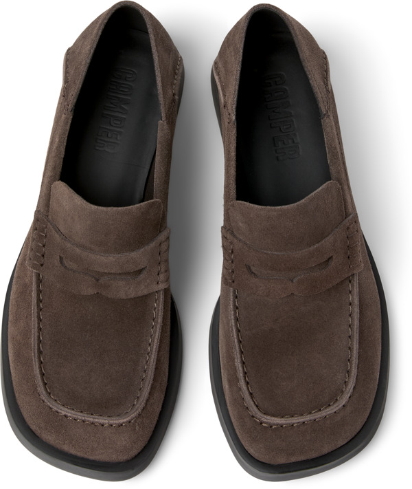  CAMPER Dana - Μοκασίνια Για Γυναικεία - Καφέ, Μέγεθος 35, Suede - 5